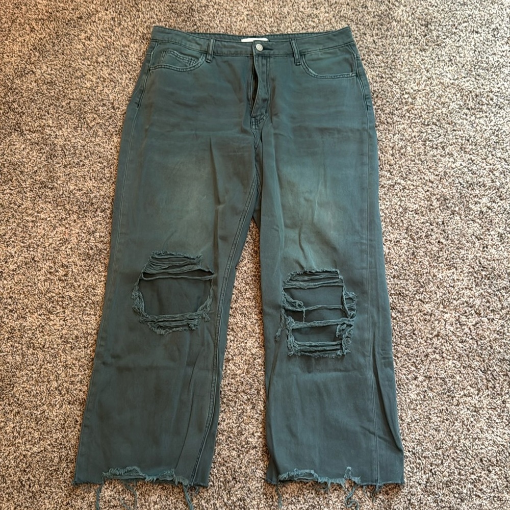 Vervet heavy distressed Jean